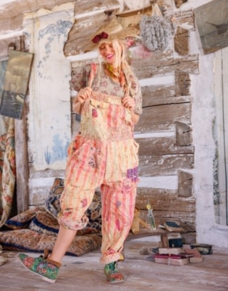 Magnolia Pearl Magnolia Pearl  Sunfaded Love Overalls 161 Sunrise Daisy*