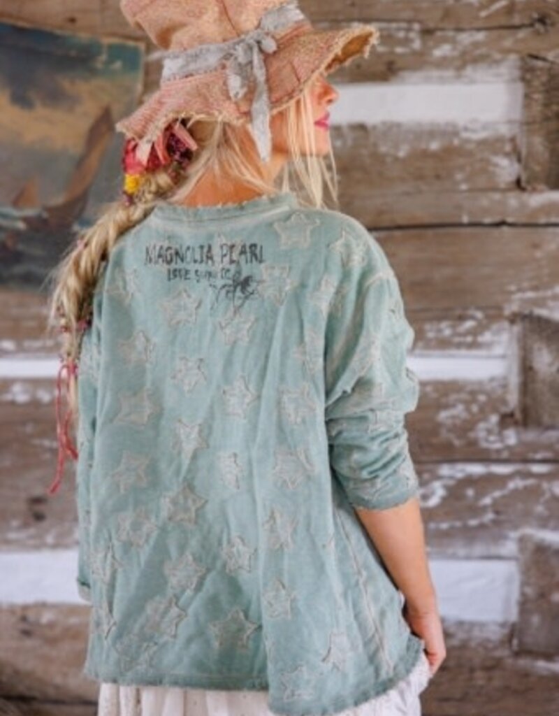 Magnolia Pearl Magnolia Pearl Little Star Hermosa Sweatshirt Top 2421 Garden Sage