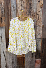 Dylan Dylan Charlie Ruffle Top Lemon