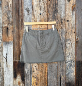 Dylan Dylan Peyton Skirt Soft Olive