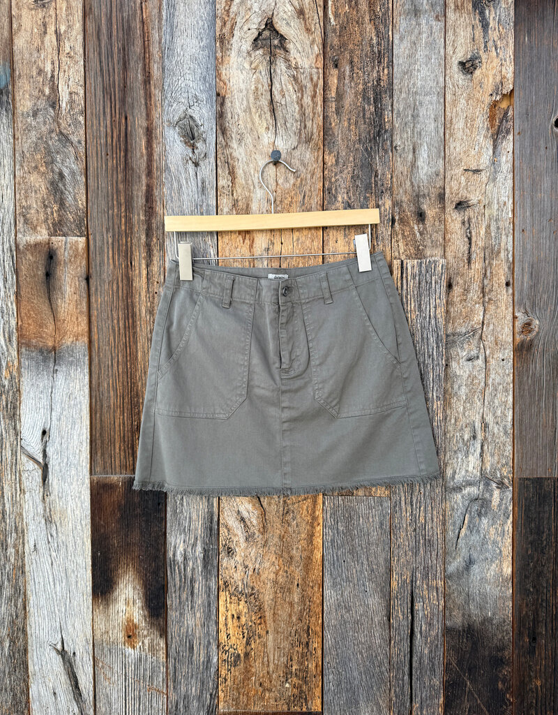 Dylan Dylan Peyton Skirt Soft Olive