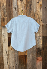 Dylan Dylan S/S Roll Sleeve Shirt Blue Jean