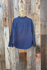 Dylan Dylan L/S Taylor Shirt Navy