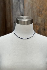 Radiant Malas Tiny Intention Necklace Lapis 16"