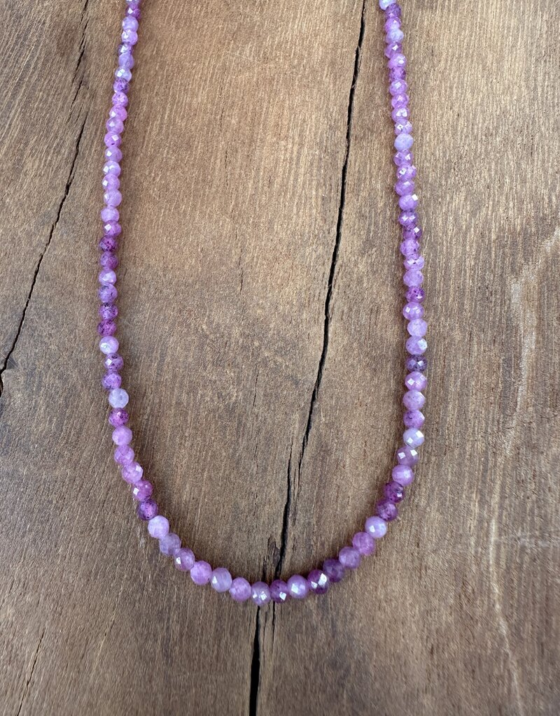 Radiant Malas Tiny Intention Necklace Ruby 16"