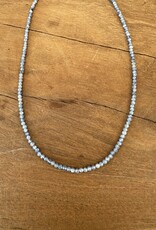 Radiant Malas Tiny Intention Necklace Kyanite 16"