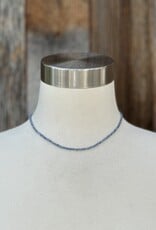 Radiant Malas Tiny Intention Necklace Kyanite 16"