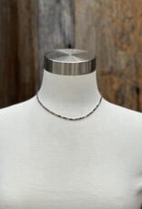 Radiant Malas Tiny Intention Necklace Watermelon Tourmaline 16"