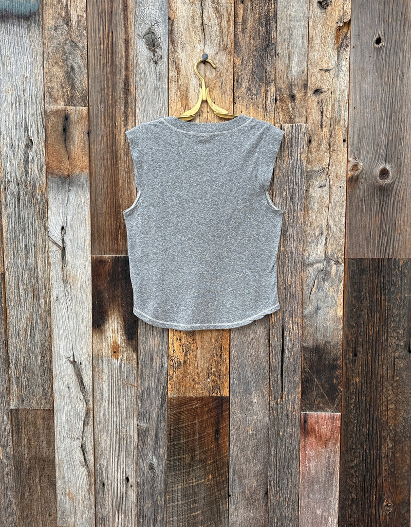 Project Social T Project Social T Rue V-Neck Tank Heather Grey