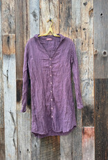 CP Shades CP Shades Tamsin Chambray Linen Dress 4931-162 Raisin