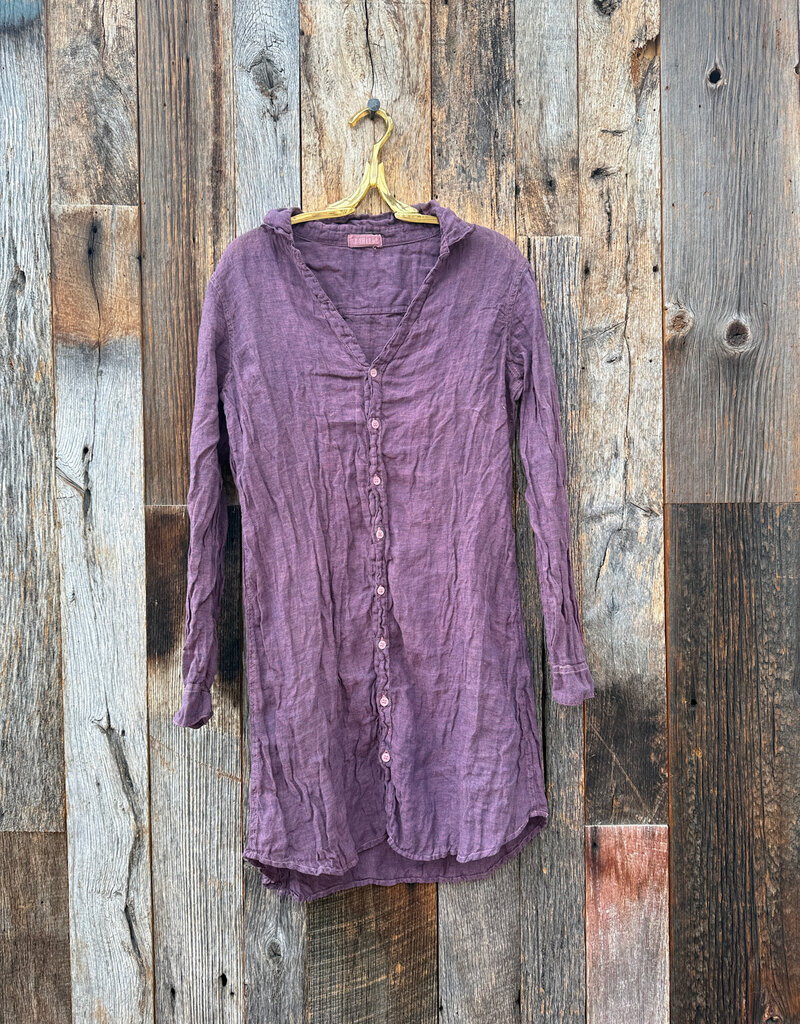 CP Shades CP Shades Tamsin Chambray Linen Dress 4931-162 Raisin