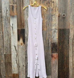 Project Social T Project Social T Renata Snap Rib Tank Dress Violet
