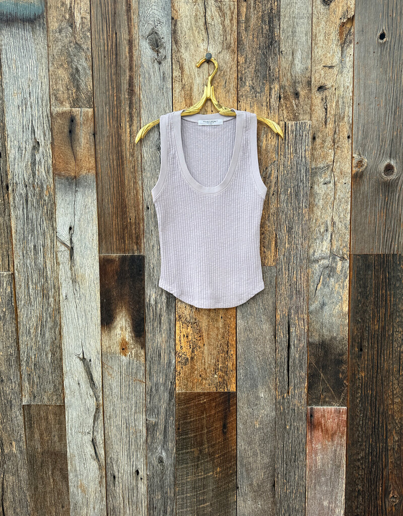 Project Social T Project Social T Suki Scoop Neck Rib Tank Violet