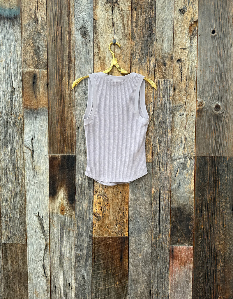 Project Social T Project Social T Suki Scoop Neck Rib Tank Violet