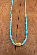 Margaret Solow Margaret Solow Turquoise Beaded 17" DV-TQB/18