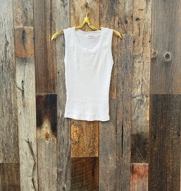 Project Social T Project Social T Rib Ringer Tank White