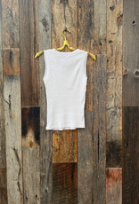 Project Social T Project Social T Rib Ringer Tank White
