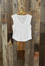 Project Social T Project Social T Rue V-Neck Tank White