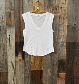 Project Social T Project Social T Rue V-Neck Tank White