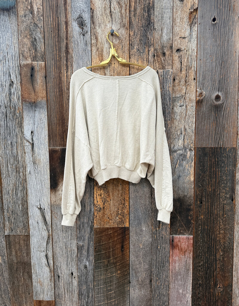 Project Social T Project Social T Pebbles Seamed Sweatshirt Ceramic