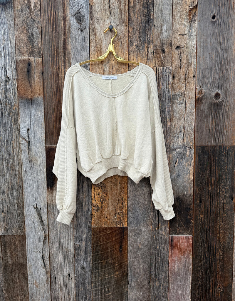 Project Social T Project Social T Pebbles Seamed Sweatshirt Ceramic