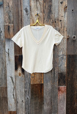 Project Social T Project Social T Baltimore V-Neck Tee Meringue