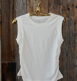 Margaret O'Leary Margaret O'leary Freja Muscle Tee White