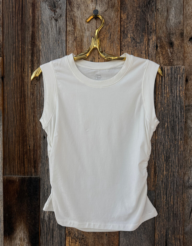 Margaret O'Leary Margaret O'leary Freja Muscle Tee White