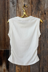 Margaret O'Leary Margaret O'leary Freja Muscle Tee White