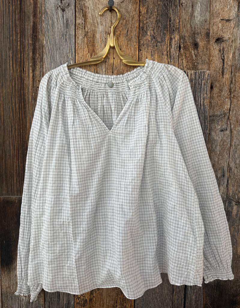 Margaret O'Leary Margaret O'leary Karlie Ruffle Trim Top Vanilla