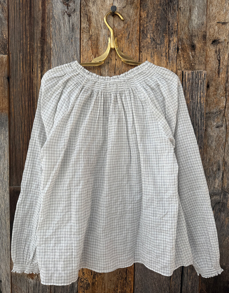 Margaret O'Leary Margaret O'leary Karlie Ruffle Trim Top Vanilla