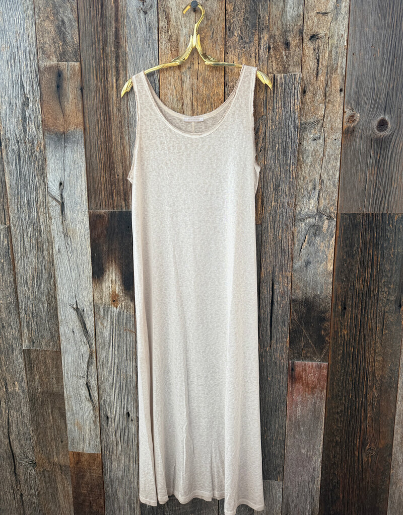Milio Milano Milio Milano Cotton S/S Maxi Dress Beige