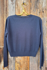 Stateside Stateside Sheer Pullover Sweater Navy