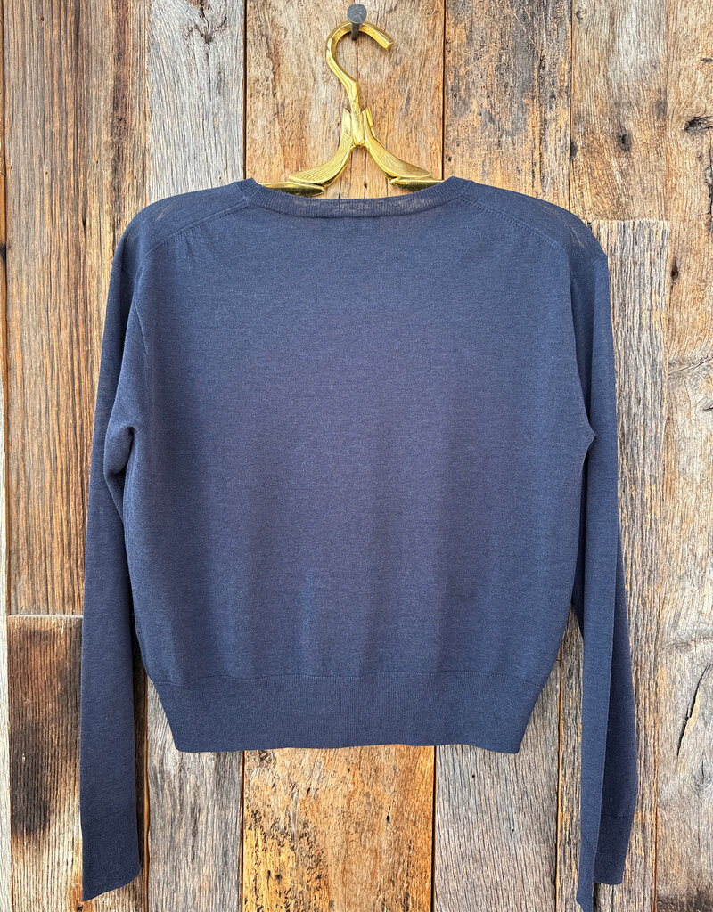 Stateside Stateside Sheer Pullover Sweater Navy