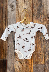 Milkbarn Milkbarn Luxe Stretch L/S One Piece Goose