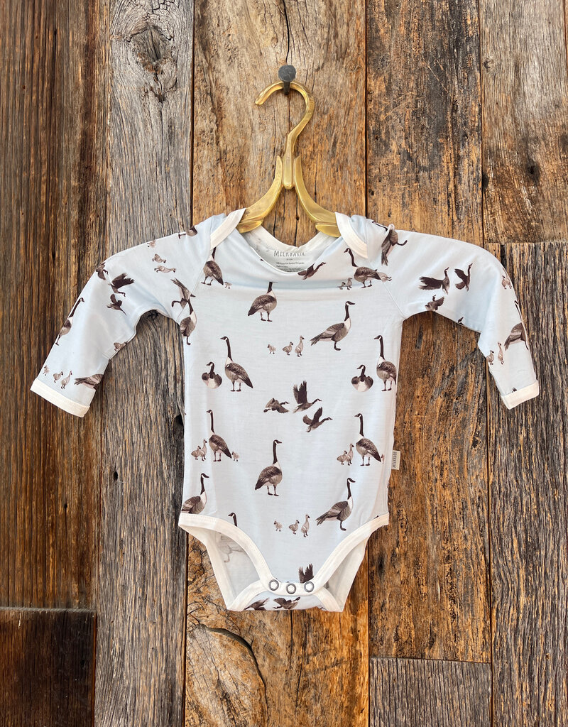Milkbarn Milkbarn Luxe Stretch L/S One Piece Goose