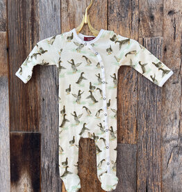 Milkbarn Milkbarn Organic Footed Romper Duck