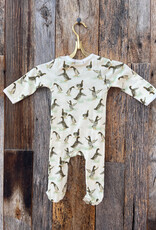 Milkbarn Milkbarn Organic Footed Romper Duck
