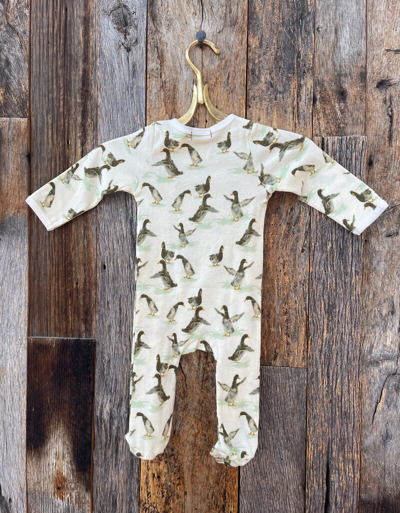 Milkbarn Milkbarn Organic Footed Romper Duck