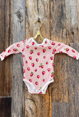 Milkbarn Milkbarn Organic L/S One Piece Strawberry