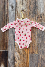 Milkbarn Milkbarn Organic L/S One Piece Strawberry