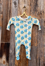 Milkbarn Milkbarn Bamboo Footed Romper Sky Floral