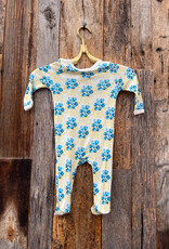 Milkbarn Milkbarn Bamboo Footed Romper Sky Floral