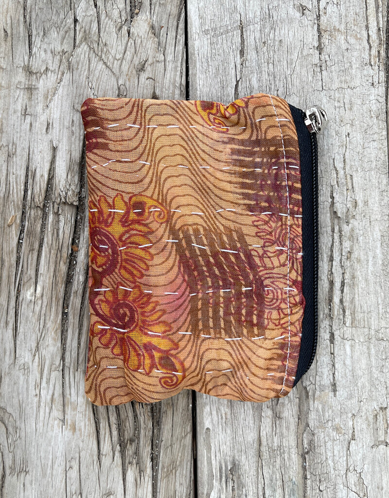 Seeds Seeds Sari Zipper Pouch Bag Small 9
