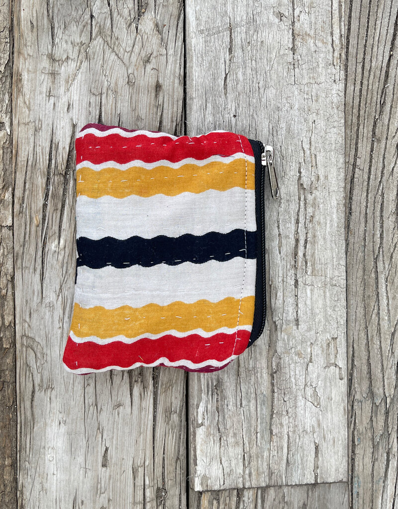 Seeds Seeds Sari Zipper Pouch Bag Small 12