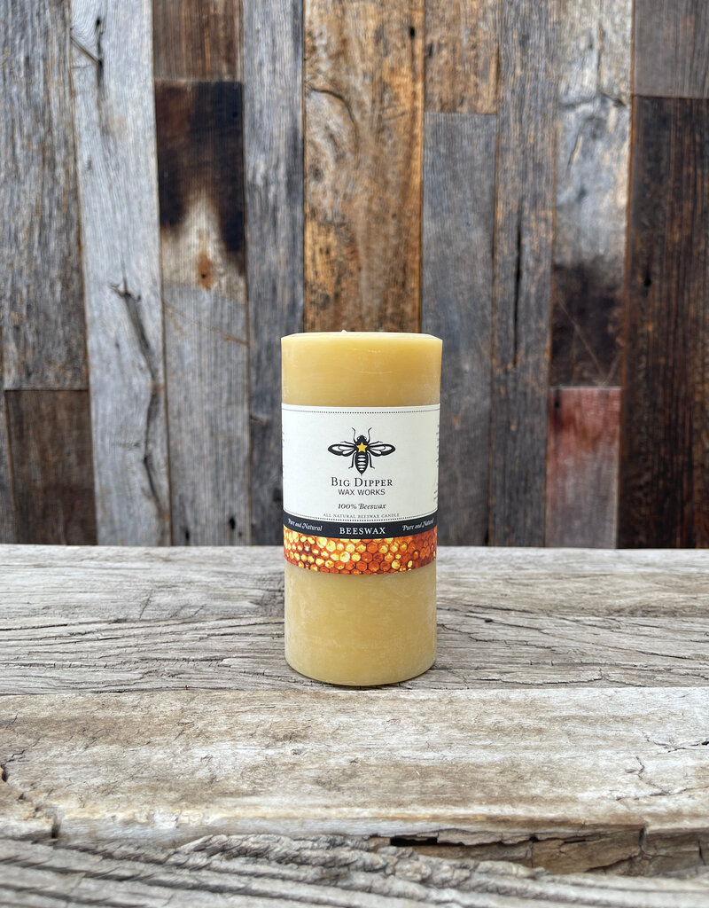 Big Dipper Big Dipper Large Beeswax Pillar Candle 3" x 6"