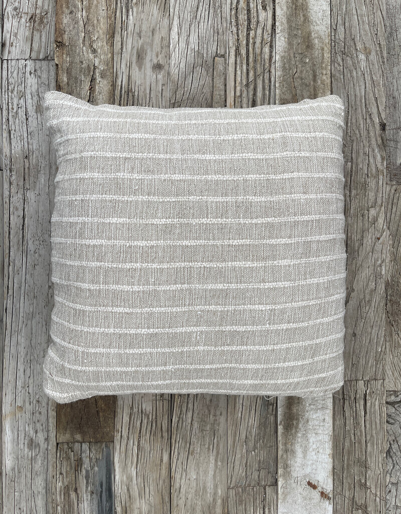 Blue Ocean Traders Verviers Handwoven Linen Pillow 20x20