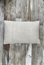 Blue Ocean Traders Lessines Handwoven Linen Pillow 16x24
