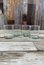 verve culture Verve Culture Mexican Handblown Glasses Set of 4 - Clear