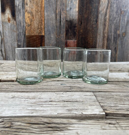 verve culture Verve Culture Mexican Handblown Glasses Set of 4 - Clear